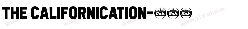 The Californication字体转换